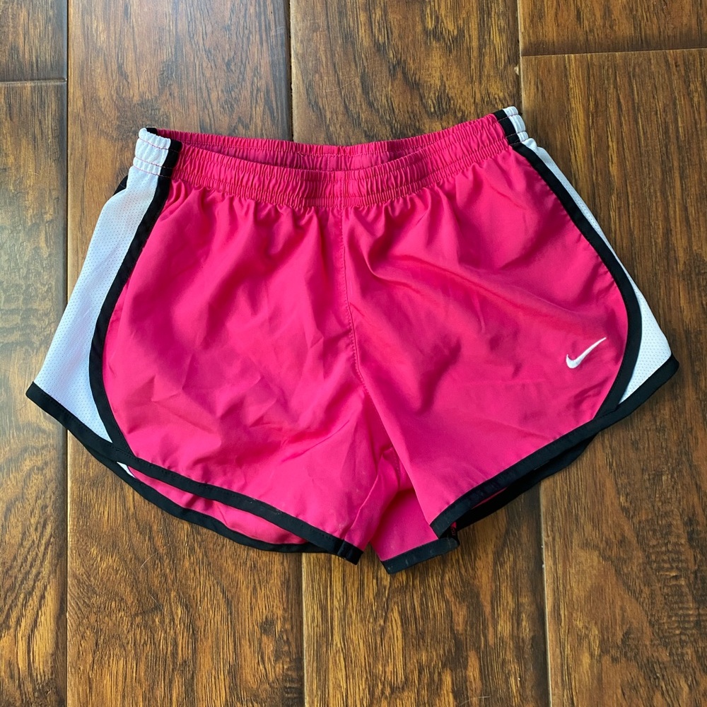 Pink Nike shorts